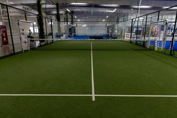 Indoor Green Padel Tennis Court 1